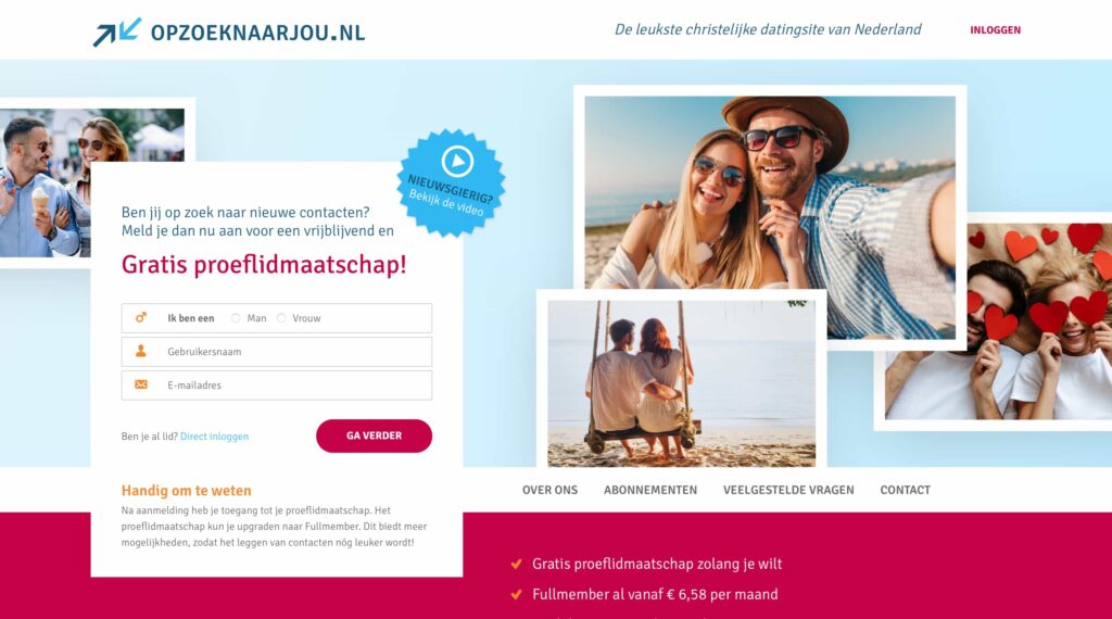 Opzoeknaarjou website